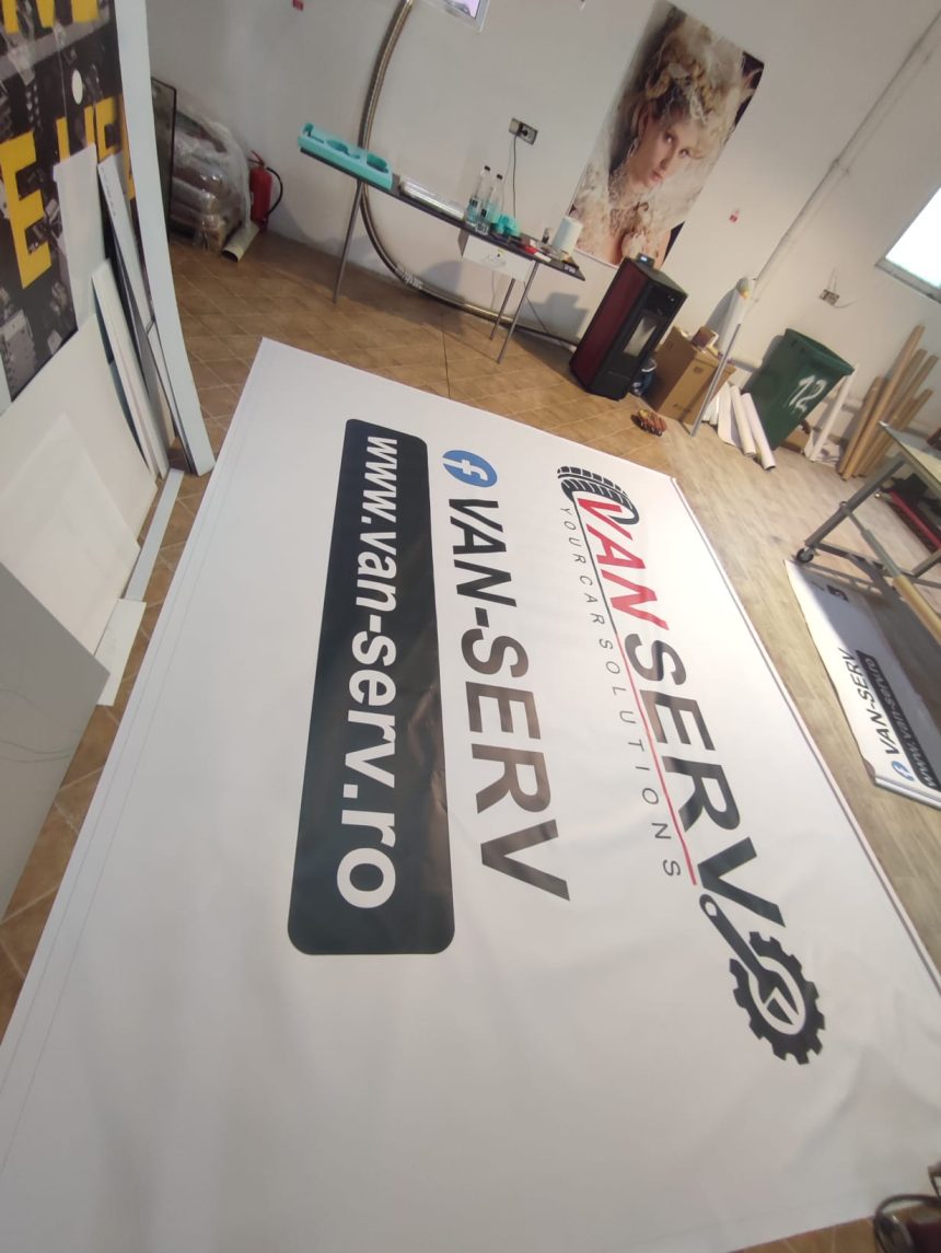 Banner dublă față